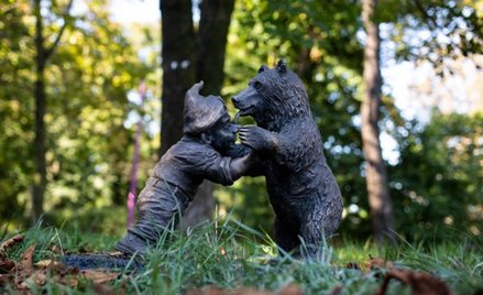Nowy pomnik niedźwiedzia Wojtka we Wrocławiu.