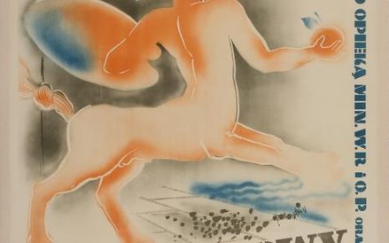 Od 8 tys. zł licytowany będzie rzadki plakat Tadeusza Gronowskiego