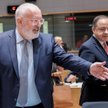Frans Timmermans i Konrad Szymański kolejny raz spotkali się z okazji wysłuchania Polski.