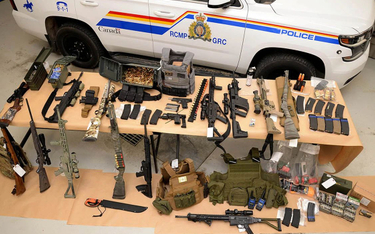 Broń skonfiskowana aresztowanym