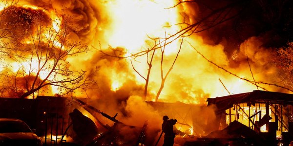 Nocny atak powietrzny Rosji na Ukrainę. Kilkanaście ofiar śmiertelnych