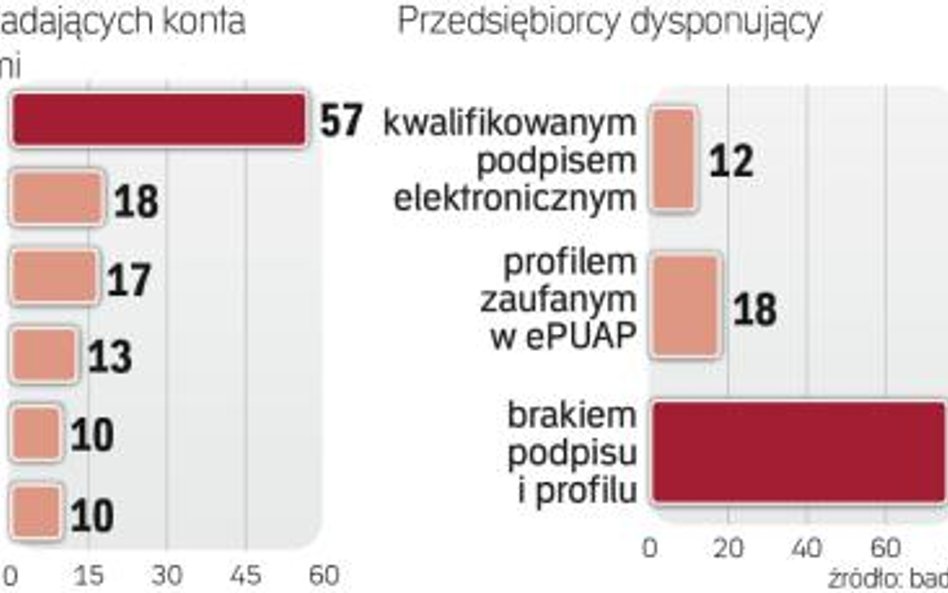 e-administracja nie jest popularna wśród polskich firm