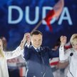 Andrzej Duda wraz z żoną i córką