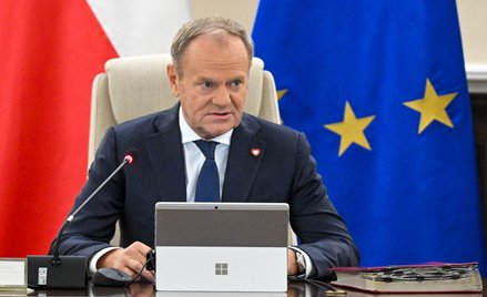 Premier Donald Tusk na posiedzeniu rządu w Kancelarii Prezesa Rady Ministrów