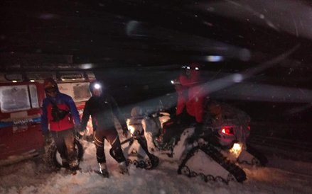 W nocy ratownicy z Grupy Podhalańskiej GOPR ratowali dwójkę turystów.