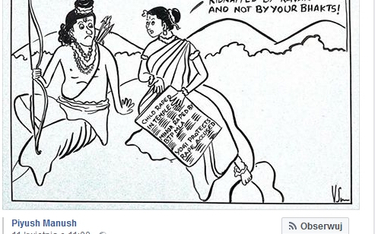 Indie: Bogini na rysunku obawia się gwałtu. Autorka: grożą mi