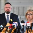 Posłowie Polski 2050 Mirosław Suchoń i Paulina Hennig-Kloska