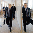 Warszawa 9 luty 2016. Przewodniczący Komisji Weneckiej Gianni Buquicchio po spotkaniu delegacji Komi