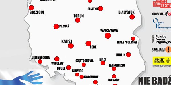 Manifestacje „Nie bądź obojętny" w całej Polsce — KOD organizuje protesty w niedzielę