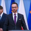 Premier Mateusz Morawiecki oraz minister rozwoju i technologii Waldemar Buda