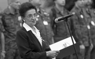 Żona ostatniego prezydenta RP na uchodźstwie Ryszarda Kaczorowskiego - Karolina Kaczorowska (zdjęcie
