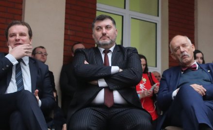 „Nie było jeszcze rozmowy o wspólnej liście ani o wspólnym starcie” - mówi Artur Dziambor (w środku)
