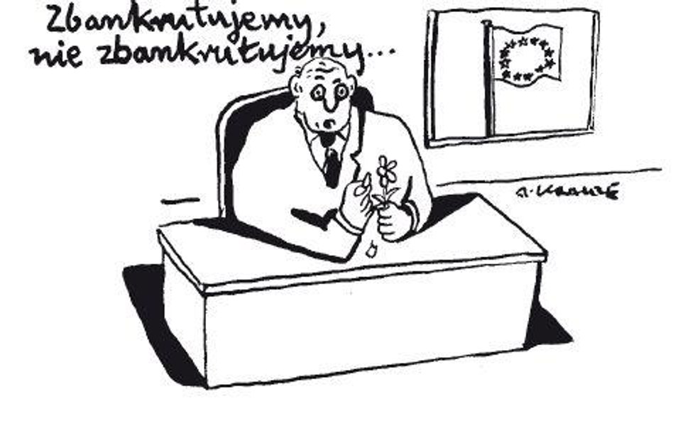 Komentarz rysunkowy. Zbankrutujemy