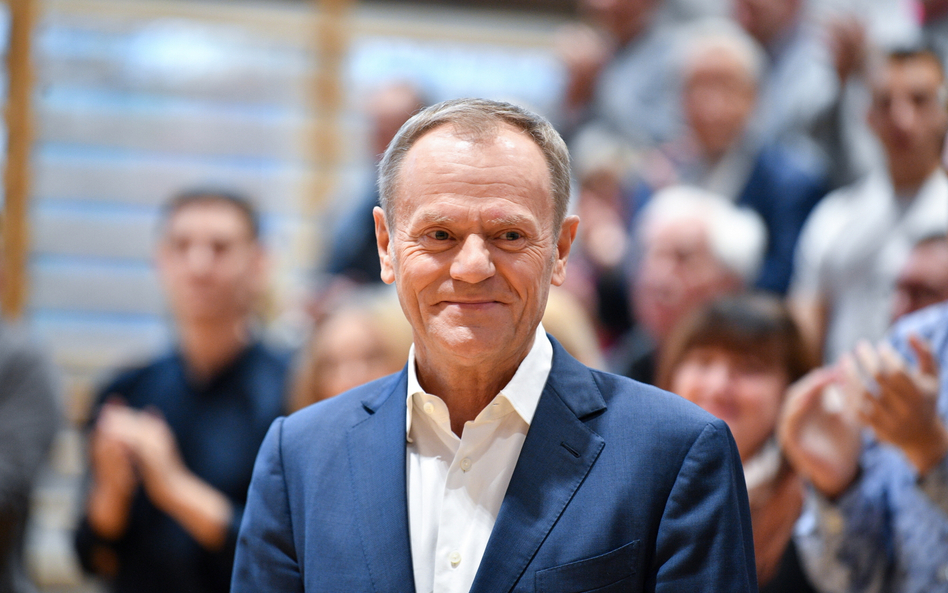 Przewodniczący Platformy Obywatelskiej Donald Tusk