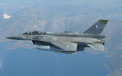 Wielozadaniowy samolot bojowy F-16D Block 52+ Greckich Sił Powietrznych.