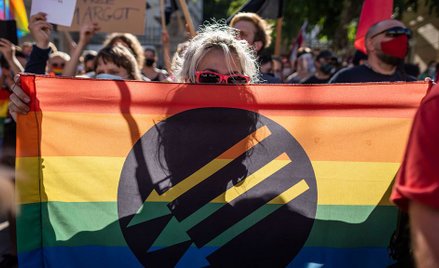 Uczestnicy niedzielnej manifestacji w Warszawie
