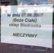 Wolontariusze nie staną za ladą w Boże Ciało