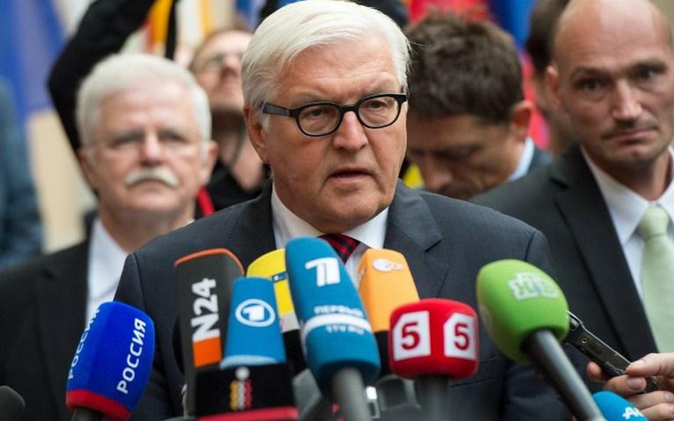 Szef niemieckiej dyplomacji Frank-Walter Steinmeier