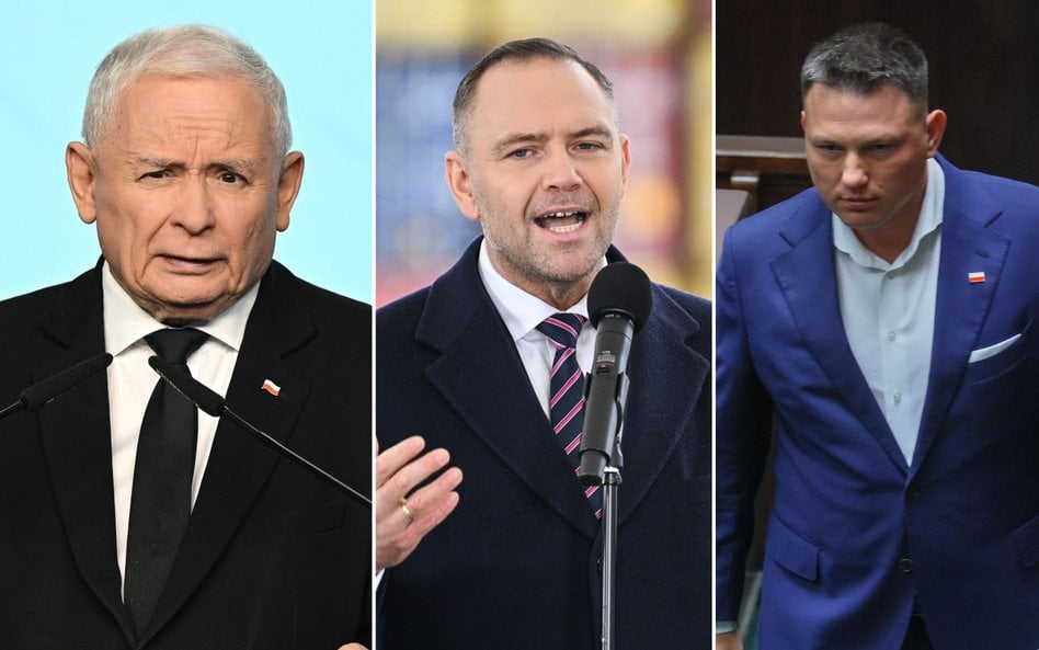 Jarosław Kaczyński, Karol Nawrocki, Sławomir Mentzen