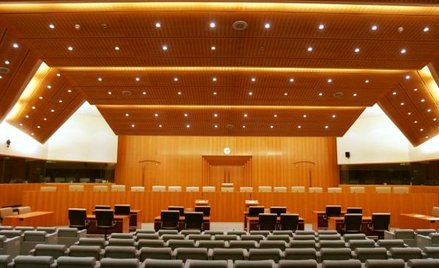 Na zdjęciu: Główna sala rozpraw Europejskiego Trybunału Sprawiedliwości