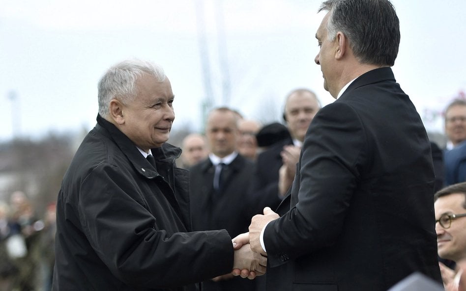 Jarosław Kaczyński i Viktor Orbán