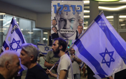Protesty w Tel Awiwie przeciwko reformie sądowej Netanjahu, 9 września