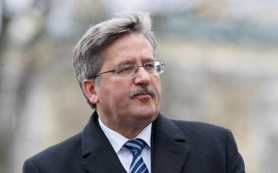 Prezydent Bronisław Komorowski