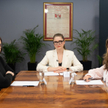 Rozmawiają (od lewej): Ilona Wołyniec (PKO BP), Ewa Szadkowska („Rzeczpospolita”) i Agnieszka Janick