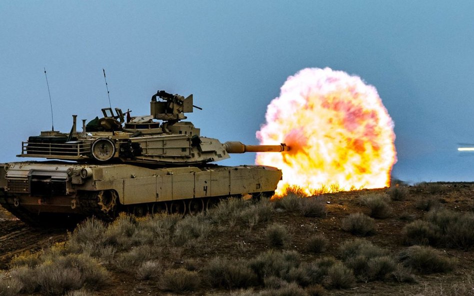 Czołg podstawowy M1A2 Abrams. Fot. Sgt. Mason Cutrer/Idaho Army National Guard.