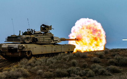 Czołg podstawowy M1A2 Abrams. Fot. Sgt. Mason Cutrer/Idaho Army National Guard.