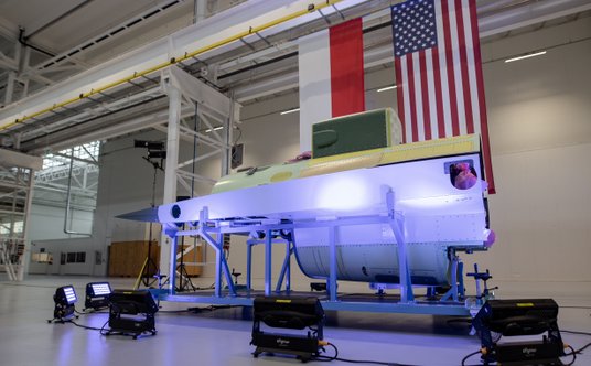 Struktury kadłuba F-16 produkcji PZL Mielec.