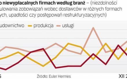 Rośnie liczba firm nierealizujących zobowiązań