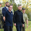 Prezydent RP Andrzej Duda i były minister spraw wewnętrznych i administracji Mariusz Kamiński