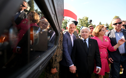 Jarosław Kaczyński w Zawichoście