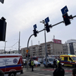 Miejsce wypadku na Placu Rodła w Szczecinie