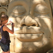 Budda na czeskiej plaży