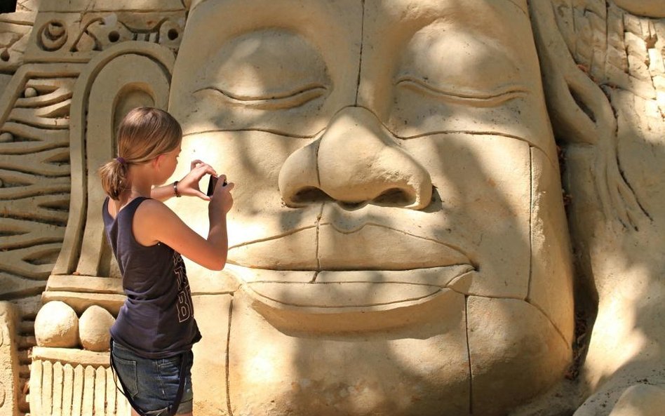 Budda na czeskiej plaży