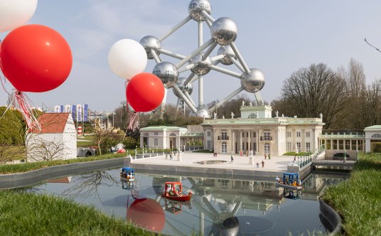 Pałac na Wodzie z Łazienek Królewskich w Warszawie w miniaturze odwzorowano w Brukseli