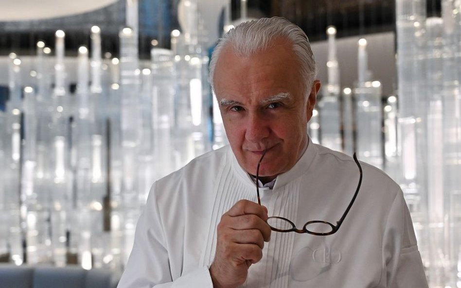 Alain Ducasse w jednej ze swoich restauracji