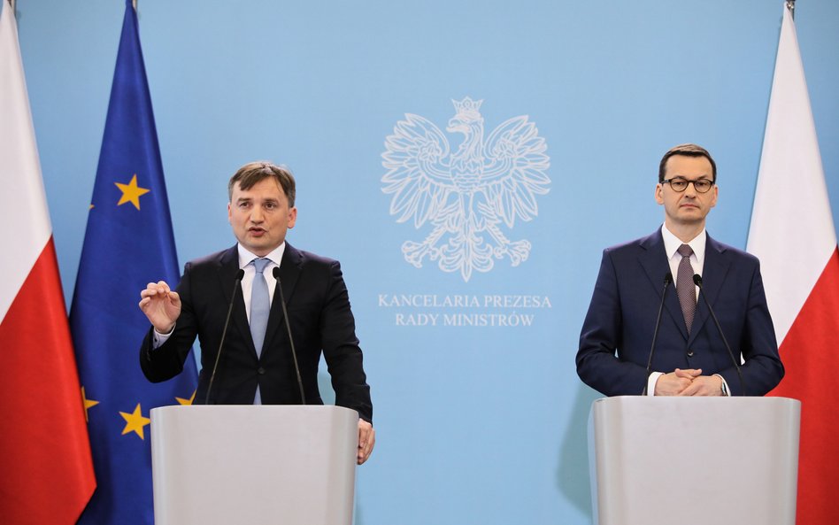 Zbigniew Ziobro i Mateusz Morawiecki