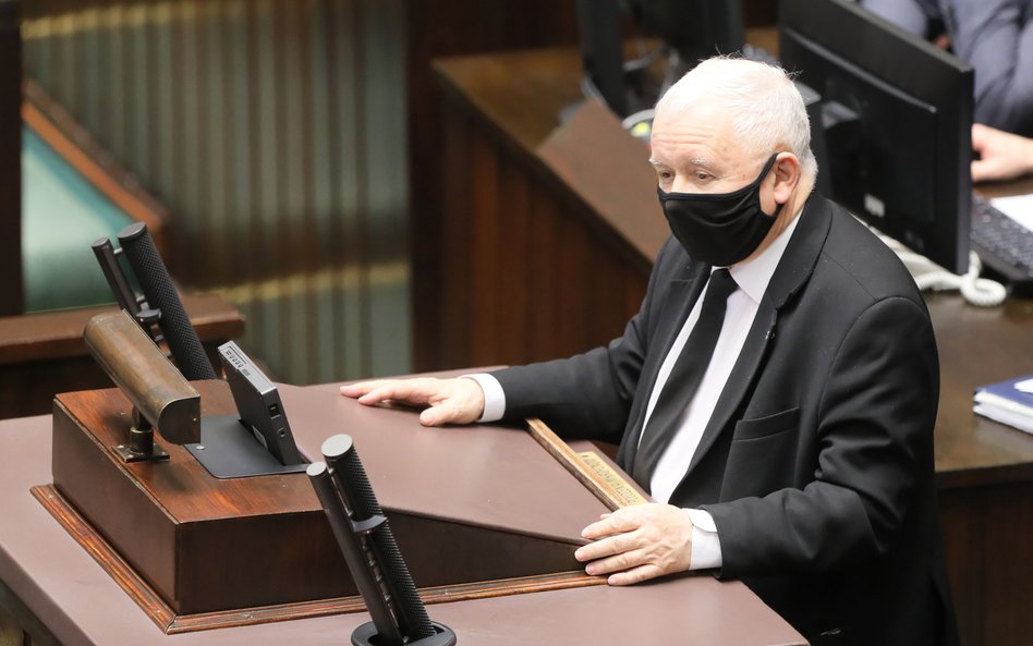 Prezes PiS, wicepremier Jarosław Kaczyński