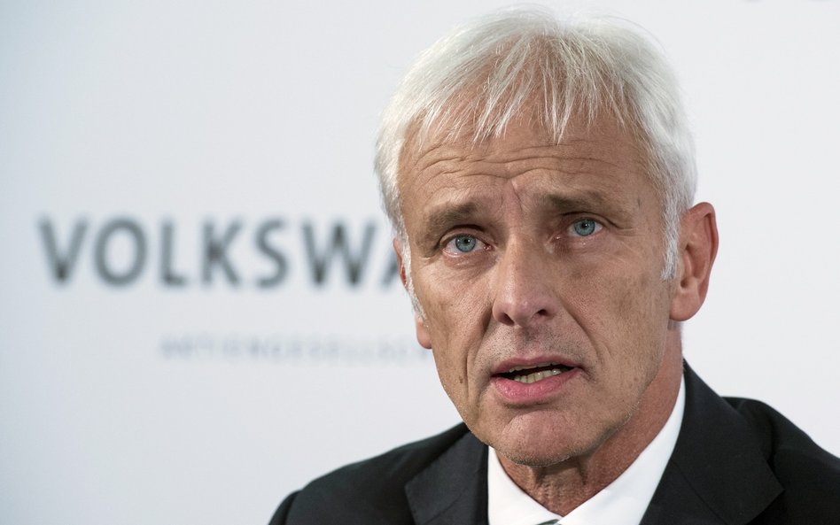 Matthias Mueller, prezes Grupy Volkswagen.