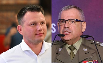 Sławomir Mentzen i gen. Wiesław Kukuła