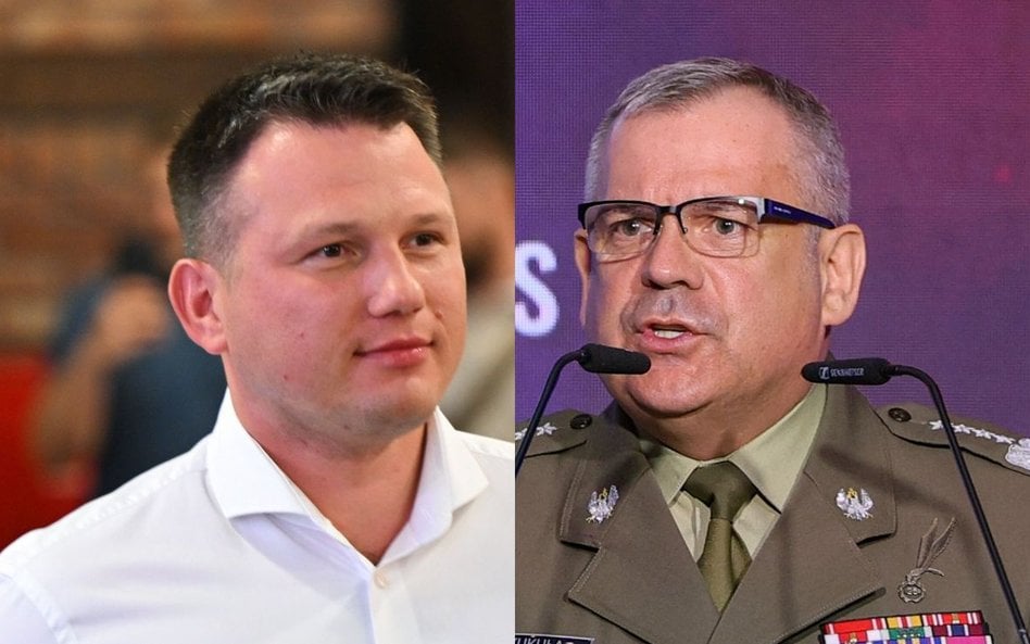 Sławomir Mentzen i gen. Wiesław Kukuła