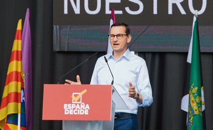 Na madryckiej imprezie organizowanej przez populistyczną partię Vox premier Mateusz Morawiecki wygło