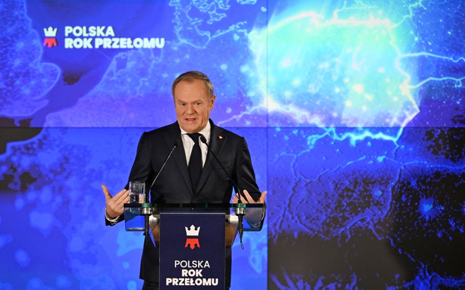 Premier Donald Tusk na konferencji „Polska. Rok przełomu”