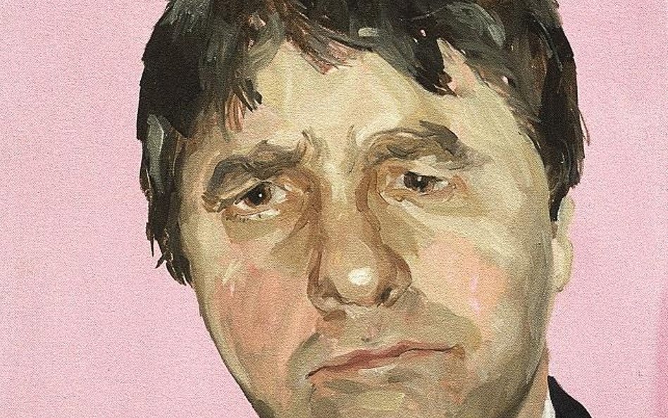 Mark Gilbert, Chris P. II, 1999–2000, olej / płótno, 45,72 × 45,72 cm, courtesy of Saving Faces, Mar