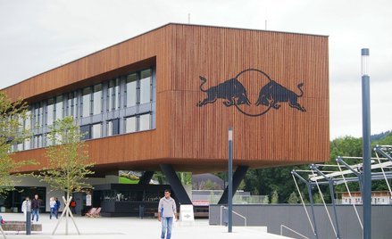 Według serwisu Statista w 2022 roku marka Red Bull była warta blisko 17 miliardów euro. Na zdjęciu b