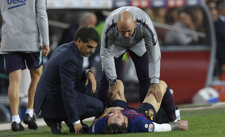 Lionel Messi kontuzjowany. Nie zagra z Realem?