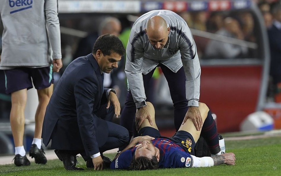 Lionel Messi kontuzjowany. Nie zagra z Realem?